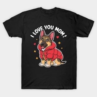 HAPPY MOTHER'S DAY. German Shepherd LOVERS T-Shirt